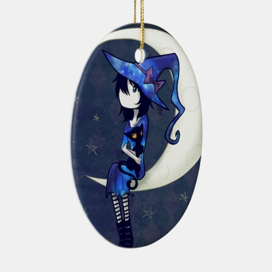 Kleine heks keramisch ornament (Rechts)