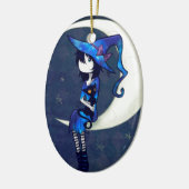 Kleine heks keramisch ornament (Links)