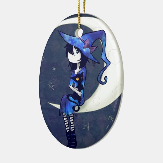 Kleine heks keramisch ornament (Links)