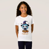 Kleine heks Kinder Halloween Tee Shirt (Voorkant volledig)