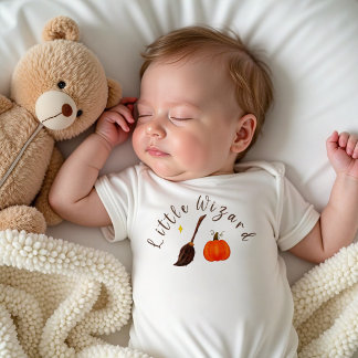 Kleine heksenbaby-body | Halloween bezem Romper