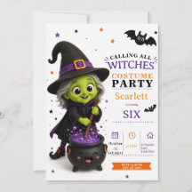 Kleine Heksenkostuum Feestelijke Halloween Verjaar