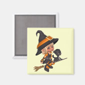 Kleine heksenmagneet magneet (Voorkant / Achterkant)