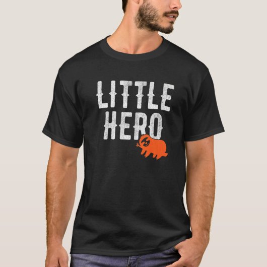 Kleine Held Schattig Dier Luiaard T-shirt (Voorkant)