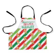 Kleine helper bakend gingerbrood rood groen