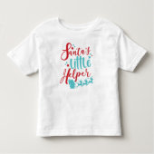 Kleine helper, slee, rendier, sterren kinder shirts (Voorkant)