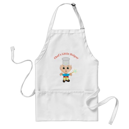 Kleine helper van de chef standaard schort (Voorkant)