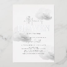 Kleine Hemel Vredesgrijze Wolken Baby Shower