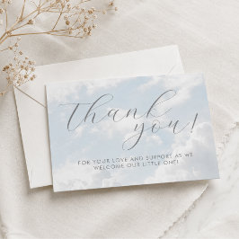 Kleine Hemelse Bruiloft Baby Shower Droom Bedankkaart