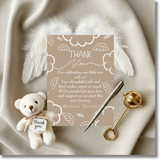 Kleine Hemelse Dank Beige kaart