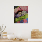 "Kleine Herder" Het Lam Gods met meisje slapen Poster (Keuken)