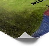 "Kleine Herder" Het Lam Gods met meisje slapen Poster (Hoek)