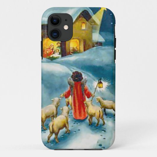 Kleine herder op weg naar Bethlehem Case-Mate iPhone Case (Achterkant)