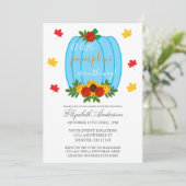 Kleine Herfst Baby shower Kaart (Staand voorkant)