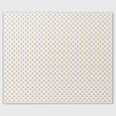 Kleine herfst baby's in afvallende bladeren cadeaupapier (Vlak)