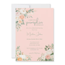 Kleine Herfst Pompoen Bloem Meisje Baby Shower