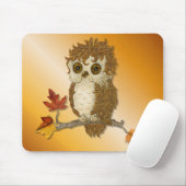 Kleine herfst Whoo Uil Muismat (Met muis)