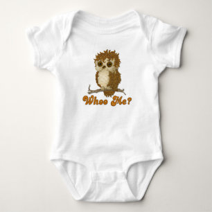 Kleine herfst Whoo Uil Romper