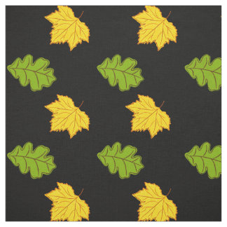 Kleine herfstblaadgeometrische patroon stof