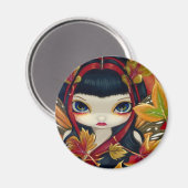 "Kleine herfstbladeren" magneet (Voorkant / Achterkant)