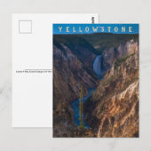 Kleine Herfsten Grote Canyon van de geelsteen Briefkaart (Voorkant / Achterkant)