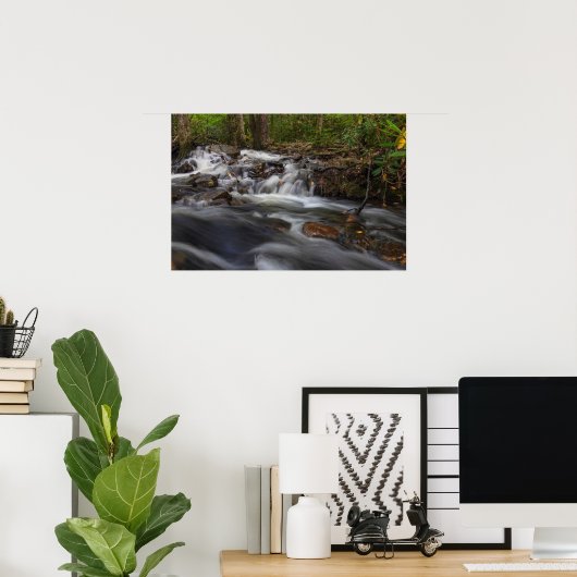 Kleine Herfsten op Zand-lentes Poster (Thuiskantoor)