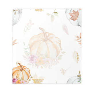 Kleine herfstpapier voor notities en lijsten notitieblok
