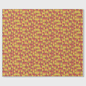 Kleine herfsttint Harlekijn Cadeaupapier (Vlak)