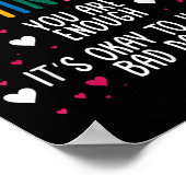 Kleine herinnering Depressie Zelfmoord Geestelijke Poster (Hoek)