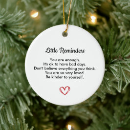 Kleine herinneringen, Cadeau voor geestelijke gezo Keramisch Ornament