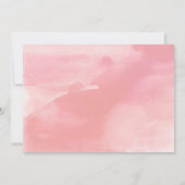 Kleine Herten Eerste Verjaardagsfeest Foto uitnodi Kaart (Achterkant)