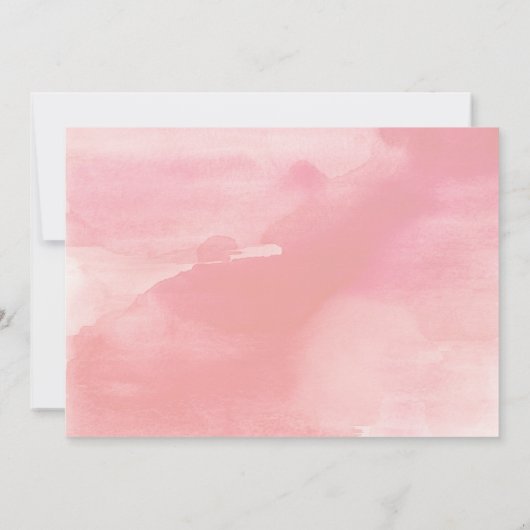 Kleine Herten Eerste Verjaardagsfeest Foto uitnodi Kaart (Achterkant)