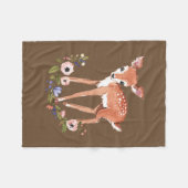 Kleine hertendeken fleece deken (Voorkant (Horizontaal))