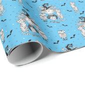 Kleine hidjameisjes met vleermuizen en eigenaars cadeaupapier (Rol Hoek)