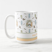 Kleine hidjameisjes met vleermuizen en eigenaars koffiemok (Links)