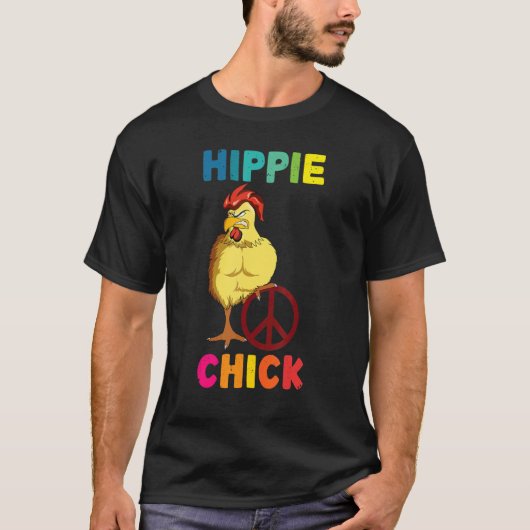 Kleine Hippie Chick 60s 70s Kostuum T-shirt (Voorkant)