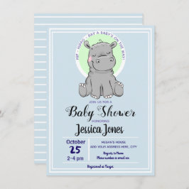 Kleine hippo-babyschoeiseluitvindingen kaart