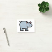 Kleine Hippopotamus Post-it® Notes (Kantoor)