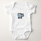 Kleine Hippopotamus Romper (Voorkant)