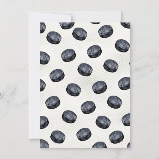 Kleine hockeyspeler Verjaardagsfeestje Kleding Kaart (Achterkant)