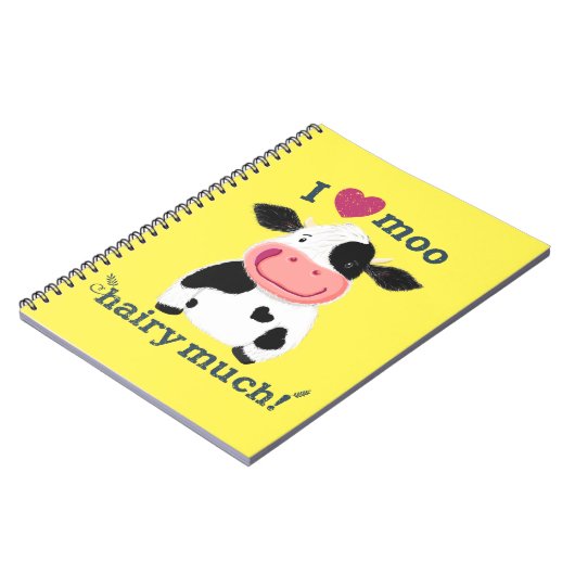 Kleine Holstein Koe houdt erg van je! Notitieboek (Linkerzijde)