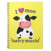 Kleine Holstein Koe houdt erg van je! Notitieboek (Voorkant)