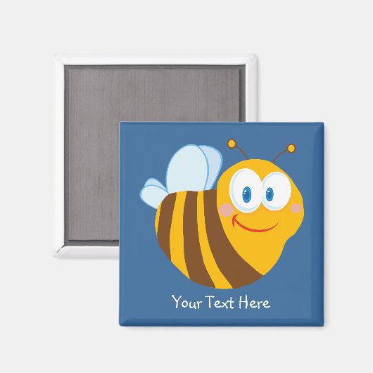 Kleine hommel (gepersonaliseerd) magneet (Voorkant / Achterkant)