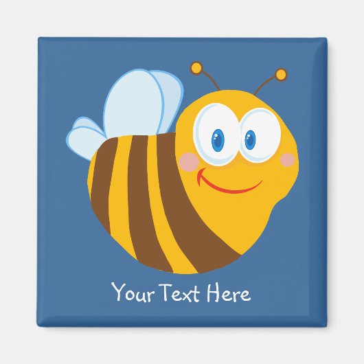 Kleine hommel (gepersonaliseerd) magneet (Voorkant)