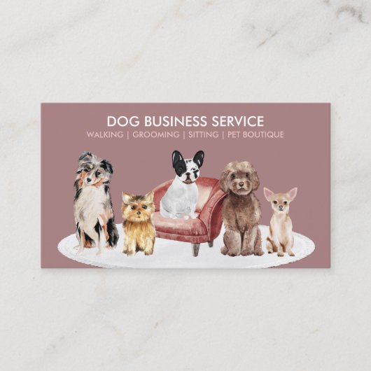 Kleine Hond Boutique Service Visitekaartje (Voorkant)