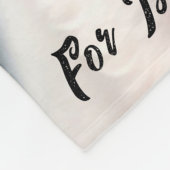 Kleine hond en Roos Collectie Fleece Deken (Hoek)