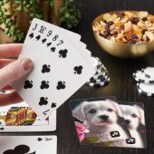 Kleine hond en Roos Collectie Pokerkaarten (Insitu)