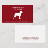 kleine hond | Hondenverzorging en training Visitekaartje (Voorkant / Achterkant)
