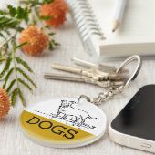 Kleine Hond Sleutelhanger (Voorkant Rechts)