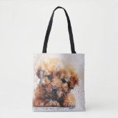 Kleine hond tote bag (Voorkant)